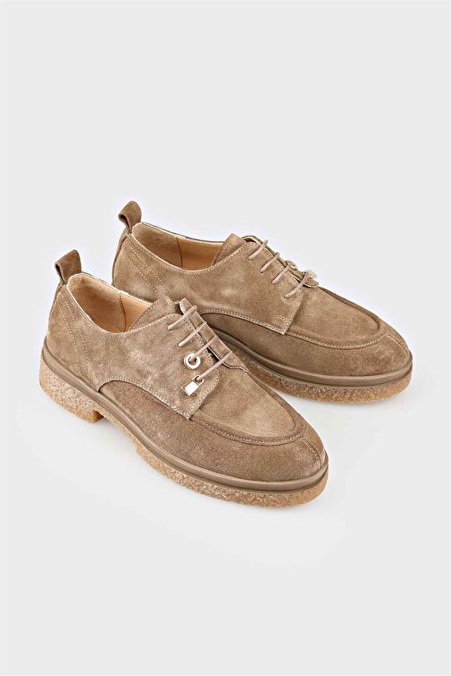 Elle Vizon Kadın Süet Günlük Ayakkabı JITAX - Görsel 5