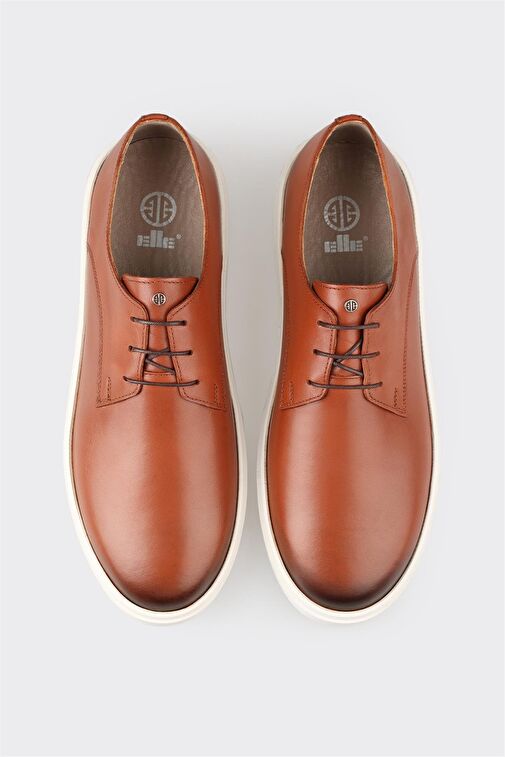 Elle Elle Taba Siyah Erkek Deri Günlük Ayakkabı ZETTER Klasik Ayakkabı | Boyner Taba - 3. görsel