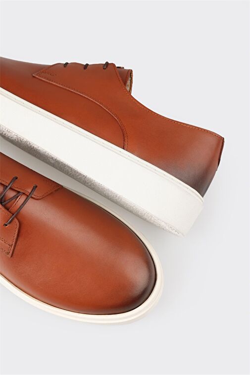 Elle Elle Taba Siyah Erkek Deri Günlük Ayakkabı ZETTER Klasik Ayakkabı | Boyner Taba - 6. görsel