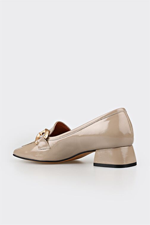 Elle Elle Vizon Deri Kadın Topuklu Ayakkabı | Boyner Vizon - 3. görsel