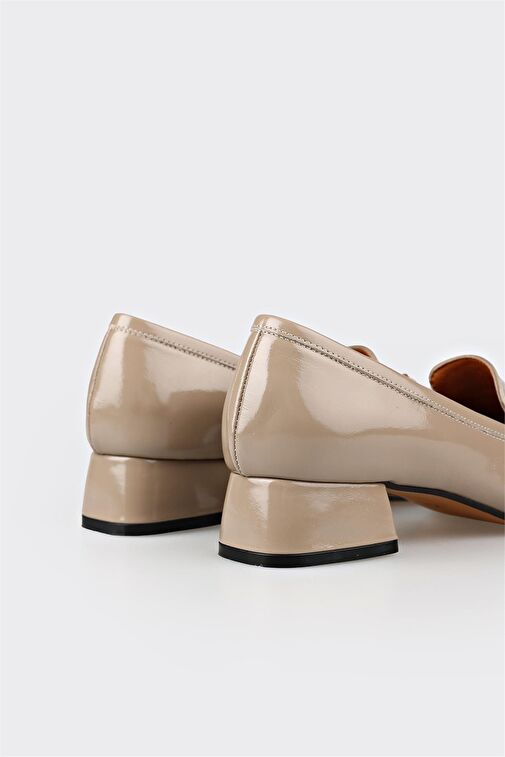 Elle Elle Vizon Deri Kadın Topuklu Ayakkabı | Boyner Vizon - 4. görsel