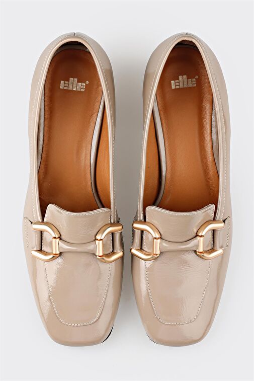 Elle Elle Vizon Deri Kadın Topuklu Ayakkabı | Boyner Vizon - 6. görsel