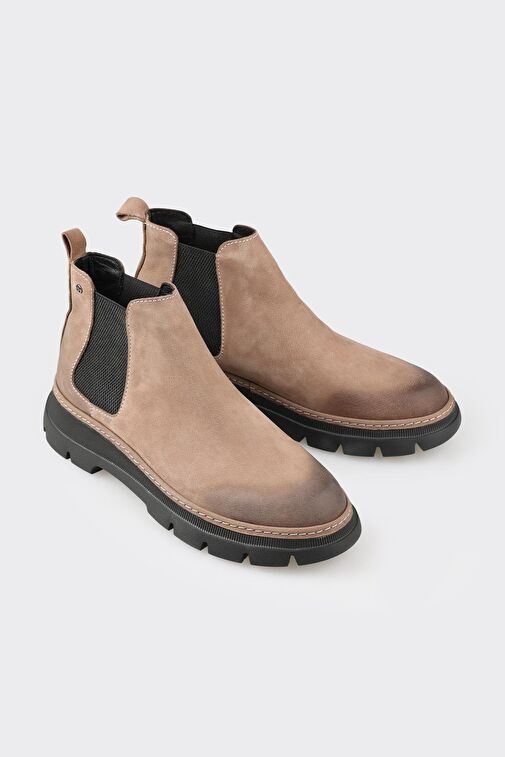 Gri Deri Erkek Günlük Bot - Görsel 2