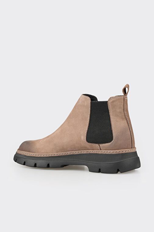 Gri Deri Erkek Günlük Bot - Görsel 3