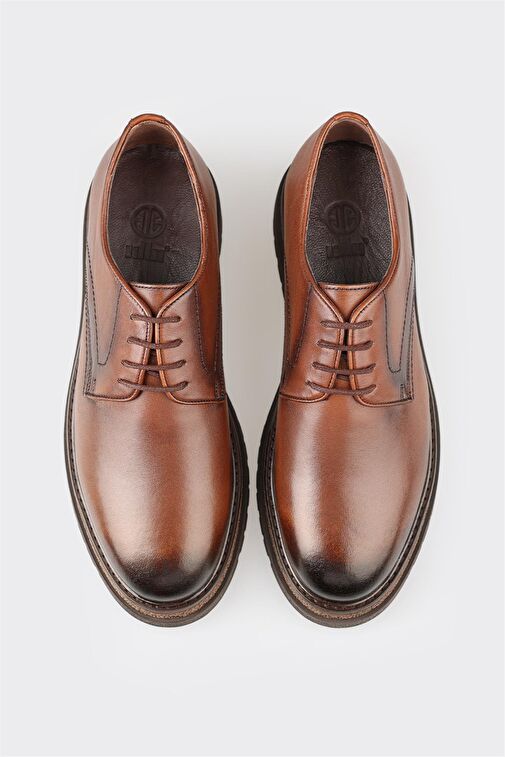 Elle Siyah Erkek Deri Günlük Ayakkabı JAIR - Görsel 5