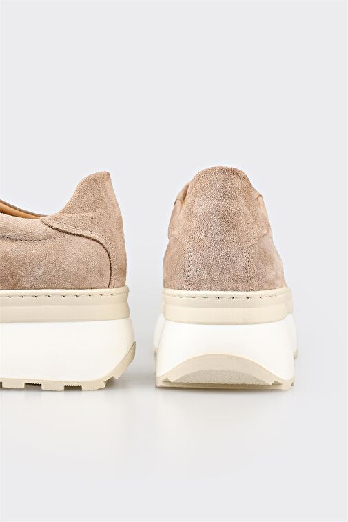 Vizon Deri Kadın Spor Ayakkabı - Görsel 10