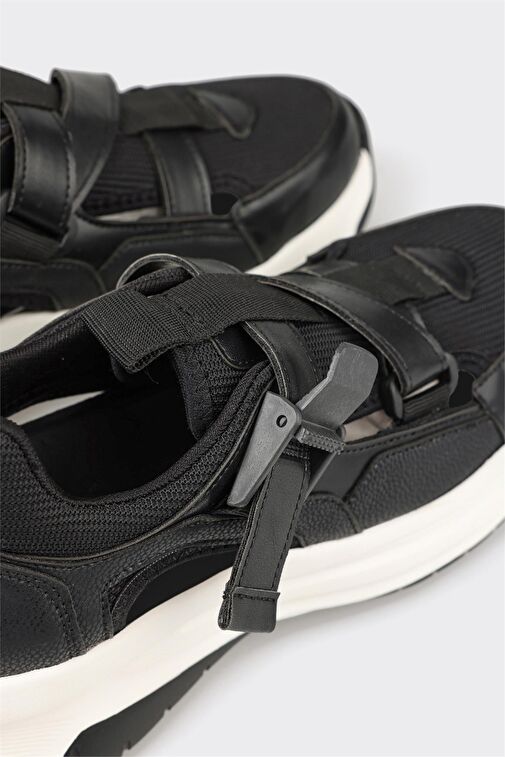 Elle Elle Siyah-Beyaz Kadın Sneaker GEZBUR | Boyner Siyah - 6. görsel