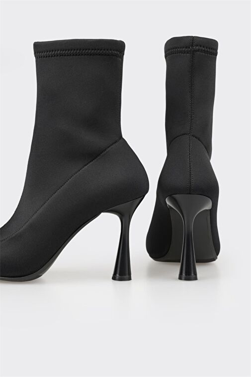 Siyah Kadın Yüksek Topuk Bot - Görsel 3