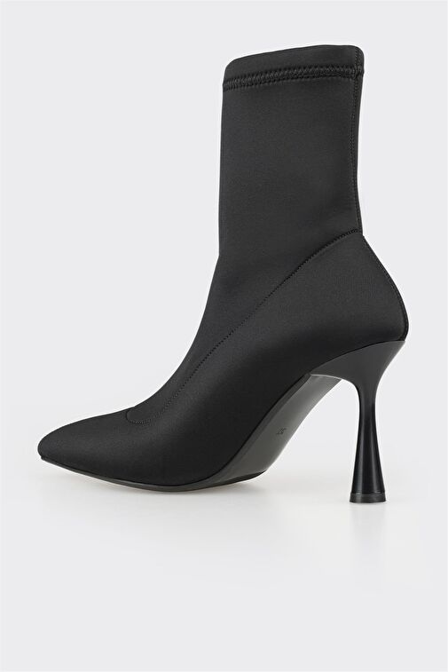 Siyah Kadın Yüksek Topuk Bot - Görsel 5