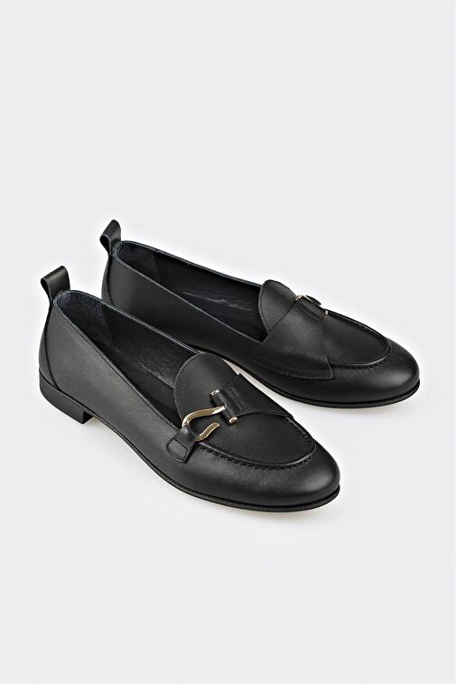 Elle Kahverengi Kadın Süet Loafer DEMELO-1 - Görsel 3