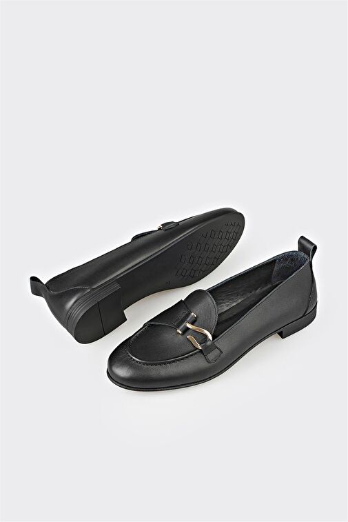 Elle Kahverengi Kadın Süet Loafer DEMELO-1 - Görsel 4