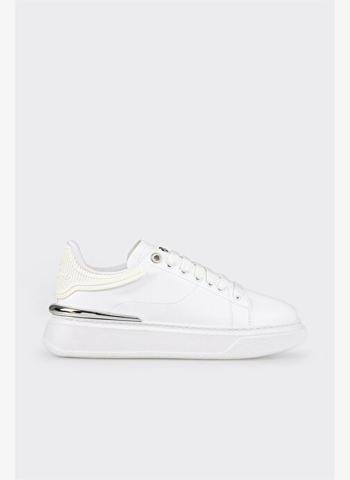 Beyaz Erkek Spor Ayakkabı - Görsel 3