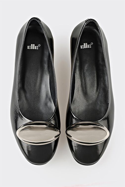 Elle Elle Siyah Kadın Deri Babet ERUWAC | Boyner Siyah - 5. görsel