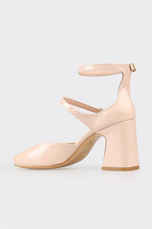 Pudra Kadın Topuklu Ayakkabı - Görsel 4