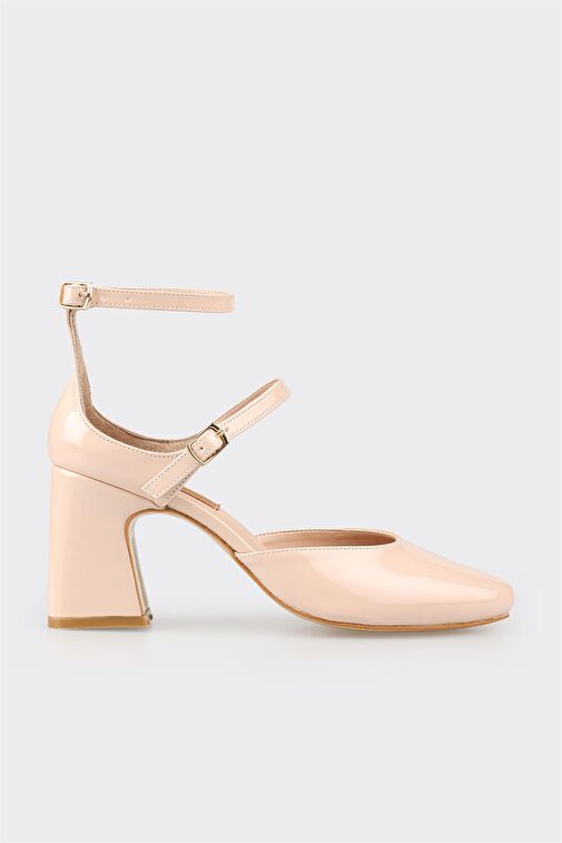Pudra Kadın Topuklu Ayakkabı - Görsel 2