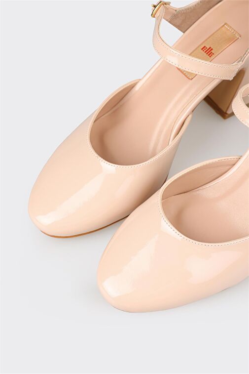 Pudra Kadın Topuklu Ayakkabı - Görsel 5
