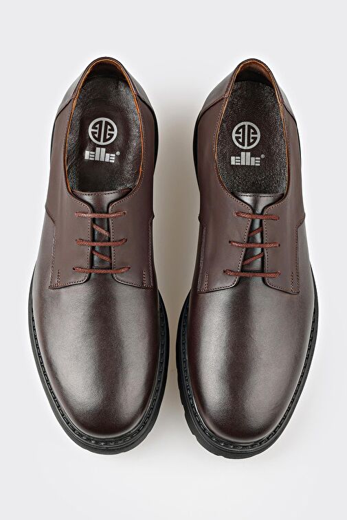 Kahve Deri Erkek Günlük Ayakkabı - Görsel 5