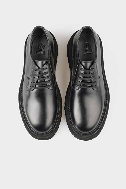 Elle Bordo Erkek Deri Günlük Ayakkabı OLIVARES - Görsel 5