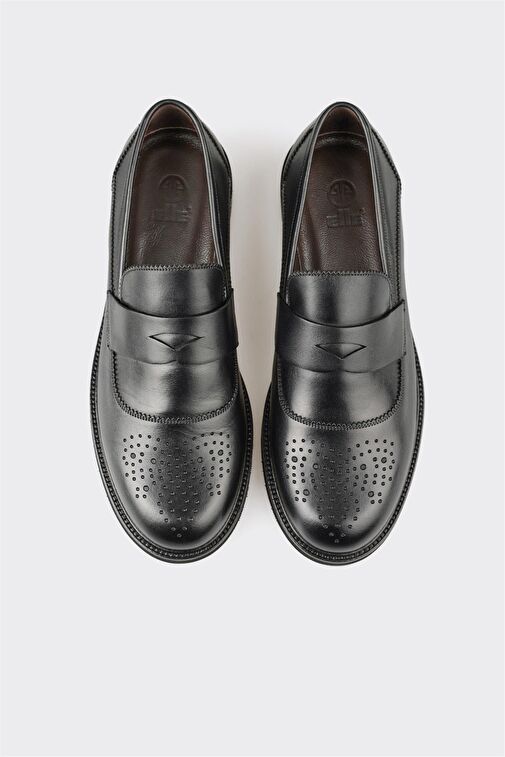 Elle Elle Siyah Erkek Deri Klasik Ayakkabı STOJAN | Boyner Siyah - 4. görsel