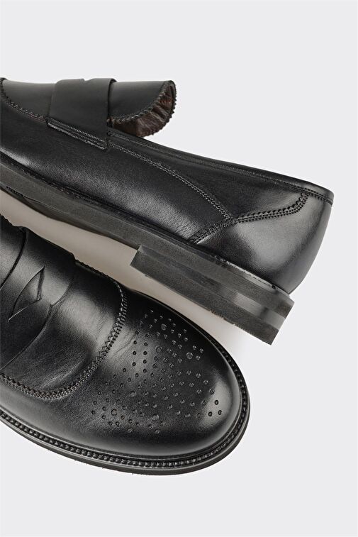 Elle Elle Siyah Erkek Deri Klasik Ayakkabı STOJAN | Boyner Siyah - 5. görsel