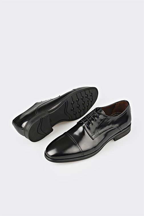 Elle Elle Siyah Deri Erkek Klasik Ayakkabı | Boyner Siyah - 4. görsel