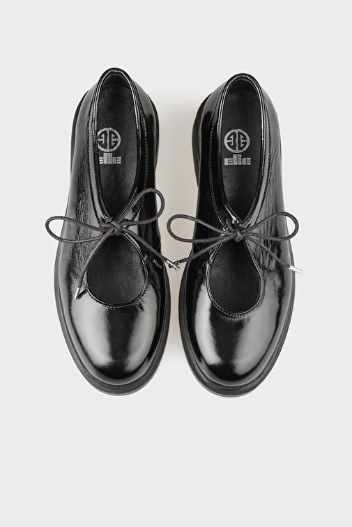 Elle Elle Siyah Kadın Rugan Klasik Ayakkabı EMORBA | Boyner Siyah - 5. görsel