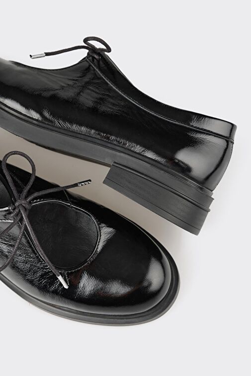 Elle Elle Siyah Kadın Rugan Klasik Ayakkabı EMORBA | Boyner Siyah - 6. görsel