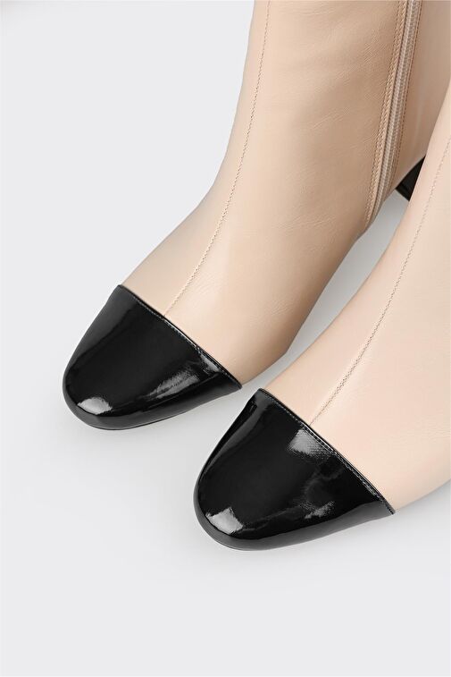 Ekru Kadın Klasik Bot - Görsel 5