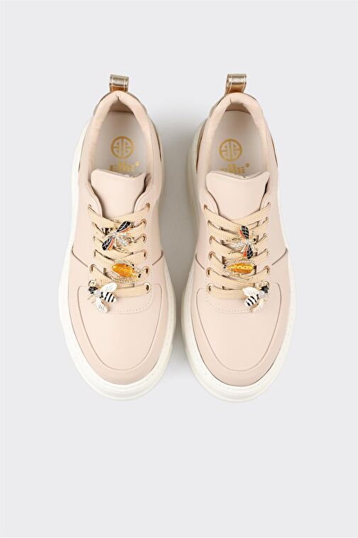 Bej Kadın Spor Ayakkabı - Görsel 7