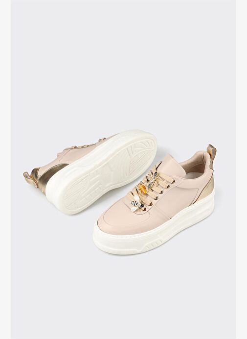 Bej Kadın Spor Ayakkabı - Görsel 6