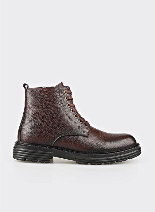 Kahve Deri Erkek Günlük Bot - Görsel 2