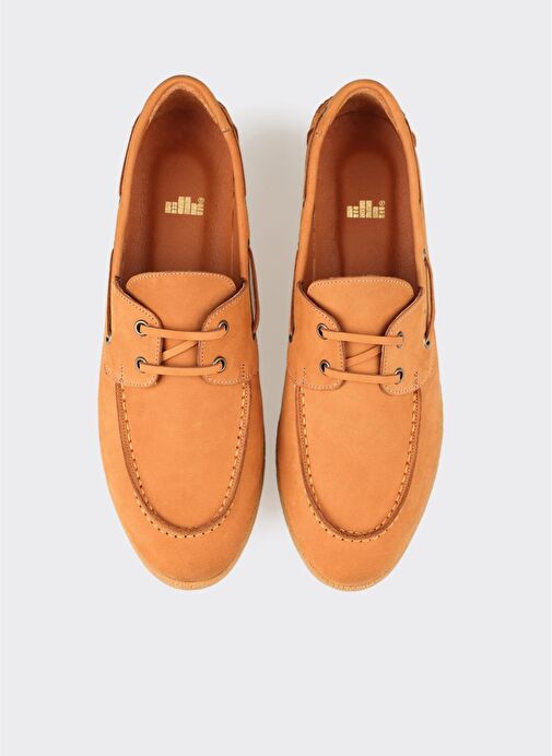 Taba Deri Kadın Günlük Ayakkabı - Görsel 5