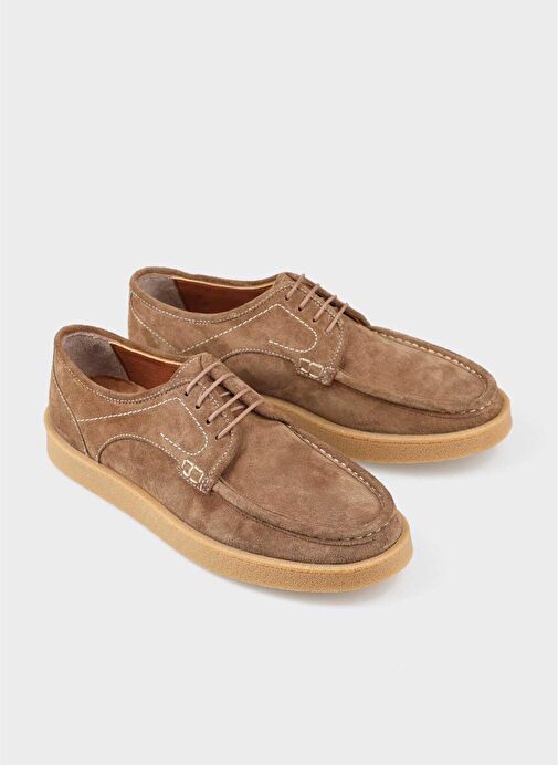 Camel Deri Erkek Günlük Ayakkabı - Görsel 5