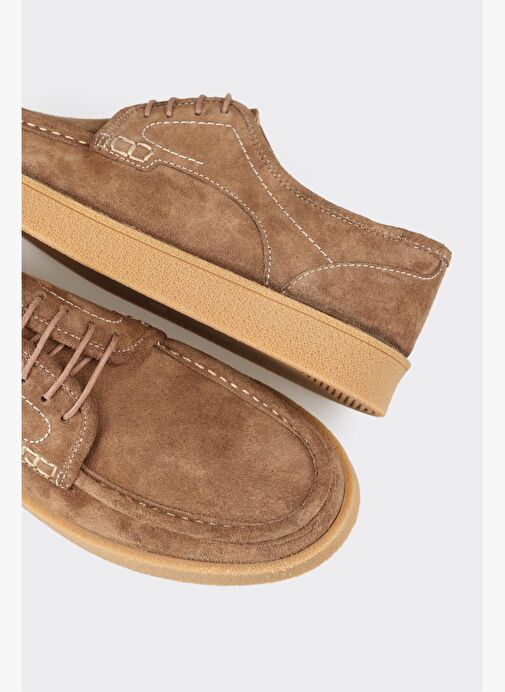 Camel Deri Erkek Günlük Ayakkabı - Görsel 11