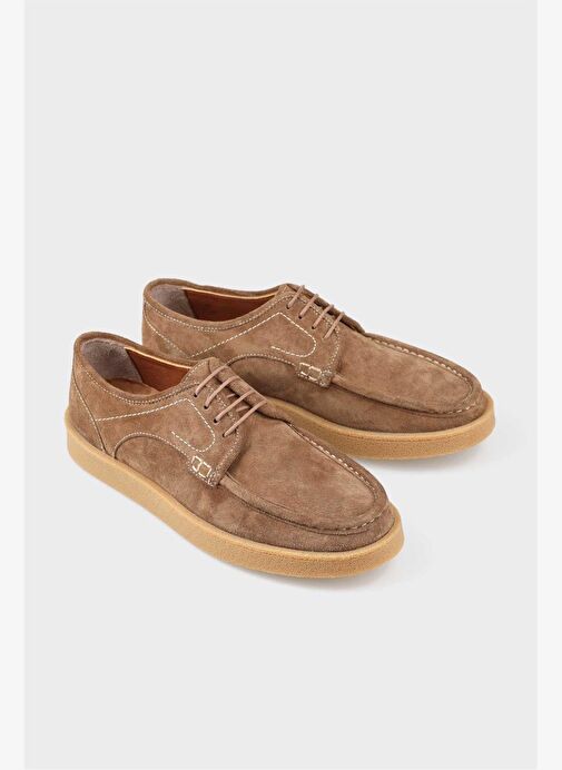Camel Deri Erkek Günlük Ayakkabı - Görsel 4