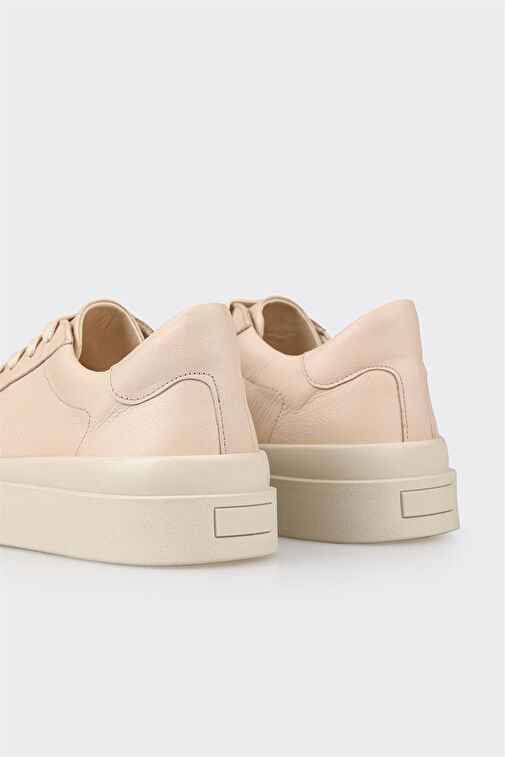 Elle Bej Kadın Deri Sneaker TOYER - Görsel 6