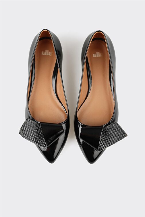 Elle Elle Siyah Kadın Rugan Babet PETRIO Klasik Ayakkabı | Boyner Siyah - 5. görsel