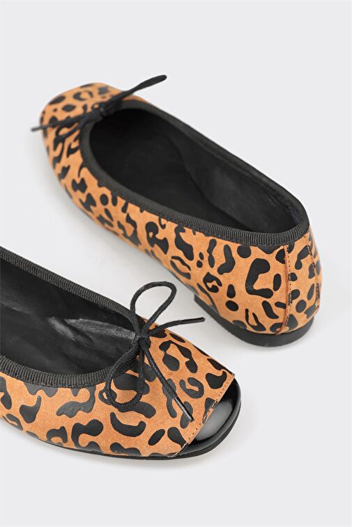 Taba Deri Kadın Günlük Ayakkabı - Görsel 6