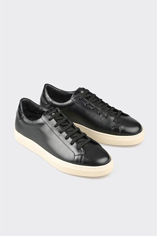 Elle Elle Siyah Erkek Deri Günlük Ayakkabı ATILIO Klasik Ayakkabı | Boyner Siyah - 3. görsel