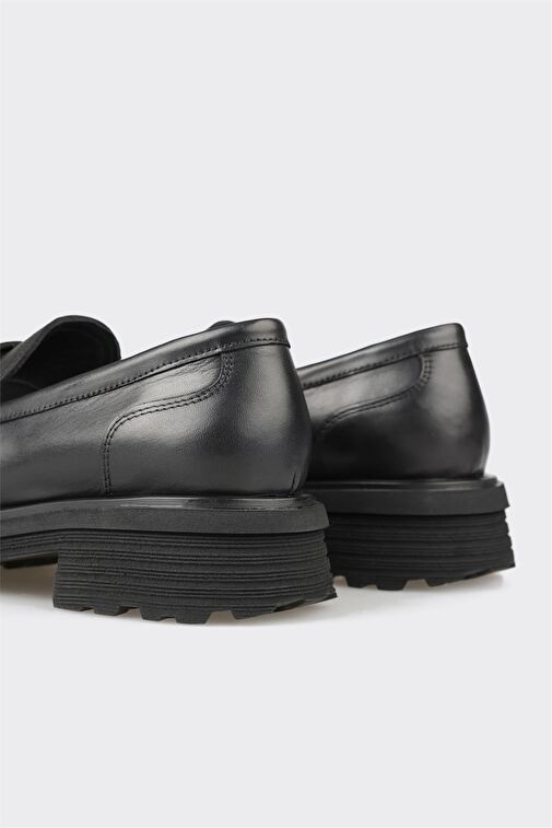 Elle Siyah Kadın Deri Günlük Ayakkabı WILDING - Görsel 6