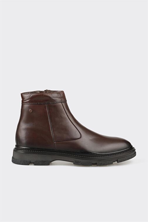 Kahve Deri Erkek Günlük Ayakkabı - Görsel 2