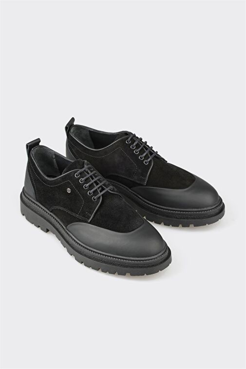 Elle Gri-Siyah Erkek Günlük Ayakkabı NOBLET - Görsel 3