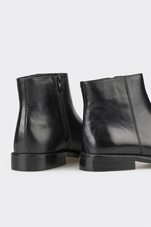 Elle Elle Siyah Deri Erkek Klasik Bot | Boyner Siyah - 5. görsel