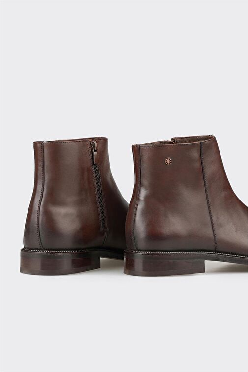 Kahve Deri Erkek Klasik Bot - Görsel 5