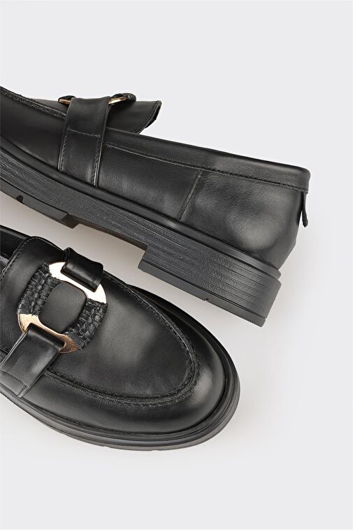 Elle Siyah Kadın Günlük Ayakkabı ROZANSKI - Görsel 10