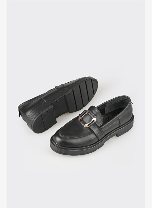 Elle Siyah Kadın Günlük Ayakkabı ROZANSKI - Görsel 7