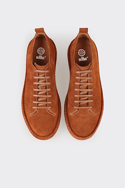 Taba Deri Erkek Günlük Ayakkabı - Görsel 5