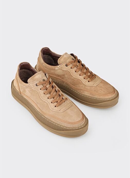 Vizon Deri Erkek Günlük Ayakkabı - Görsel 3