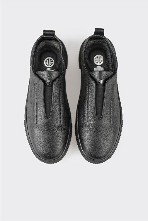 Elle Siyah Kadın Deri Sneaker VERAS-6 - Görsel 5