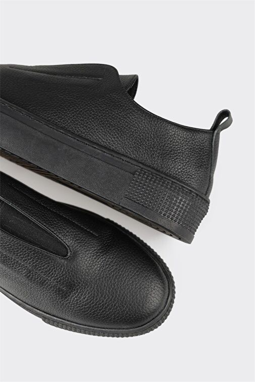 Elle Siyah Kadın Deri Sneaker VERAS-6 - Görsel 6